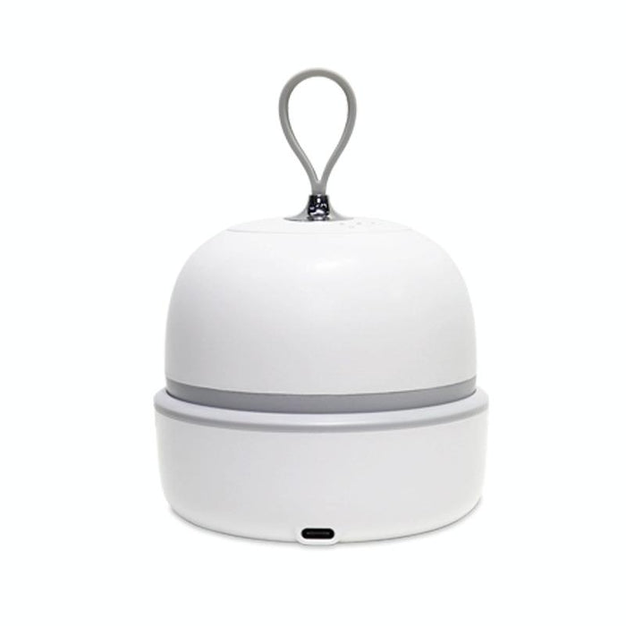 Electric Silicone Head Massager English White