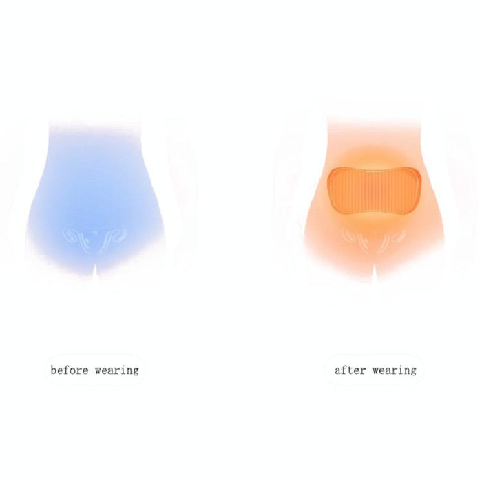 Electric Uterus Warming Belt English White