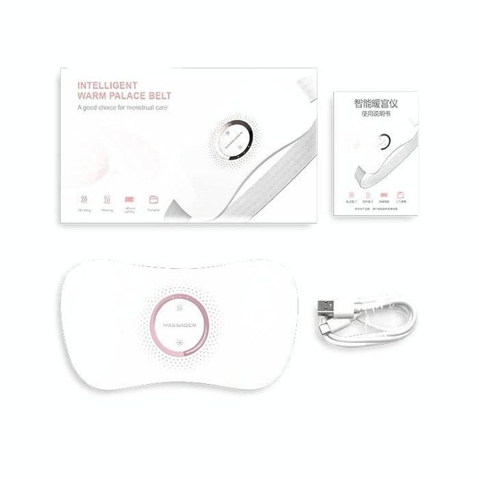 Electric Uterus Warming Belt English White