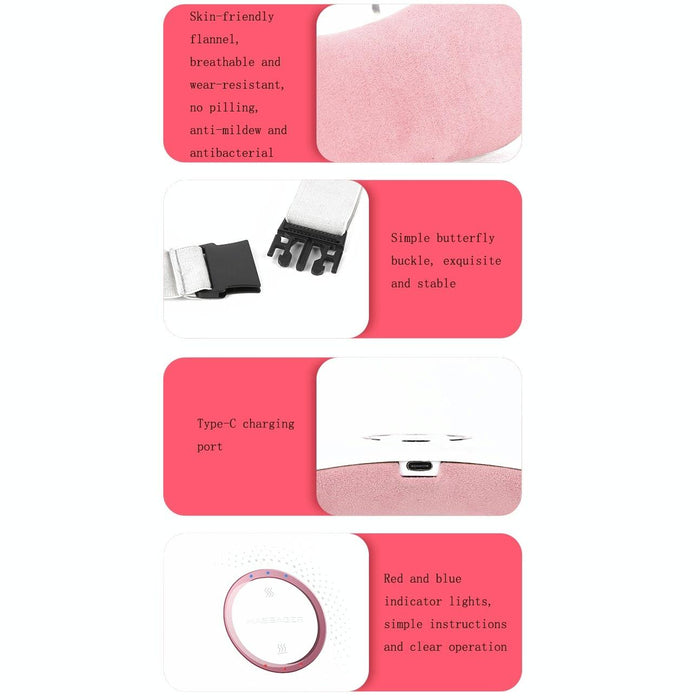 Electric Uterus Warming Belt English White