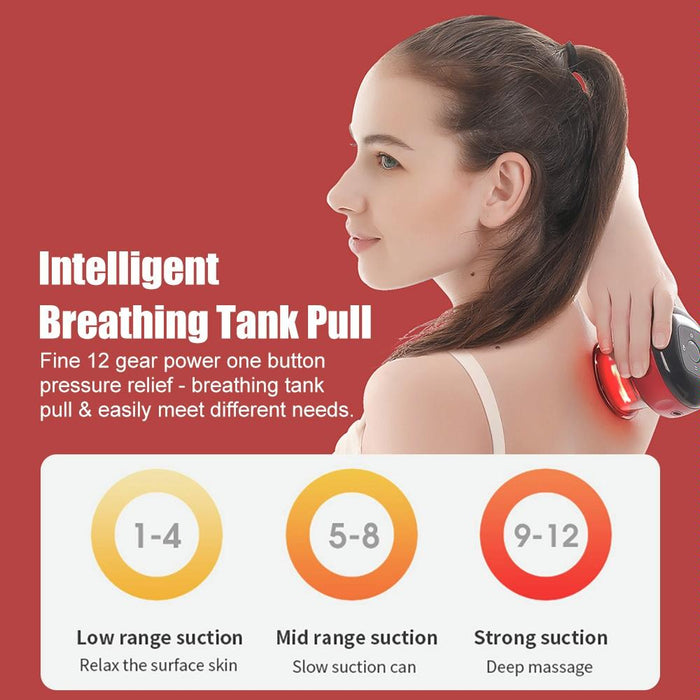 12-Speed Electric Cupping Massage Device Fast Charging