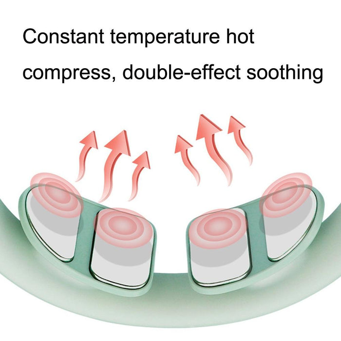 Low Frequency Heat Cervical Massager Green