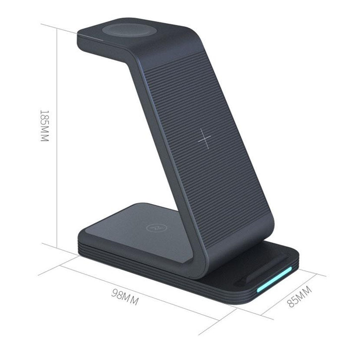 3 In 1 15W Vertical Wireless Charger