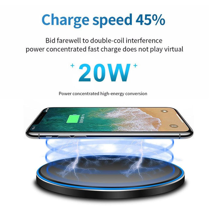 20W Ultra Thin Qi Wireless Charger