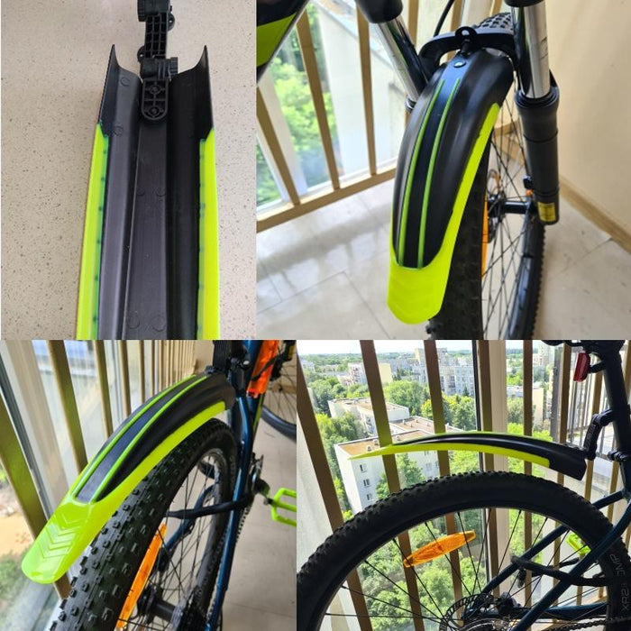 2-In-1 Mountain Bike Fender Set Dual Colour