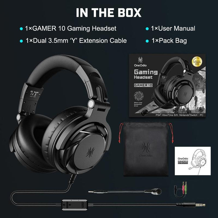 2M Wired Headset For Phones & Tablets Black