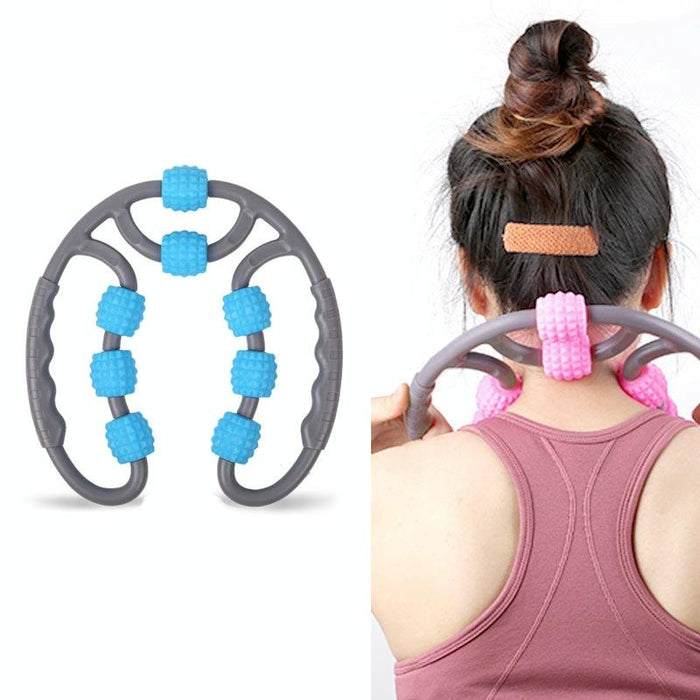 8-Round Yoga Leg Massager Ring-Shaped Roller For Training