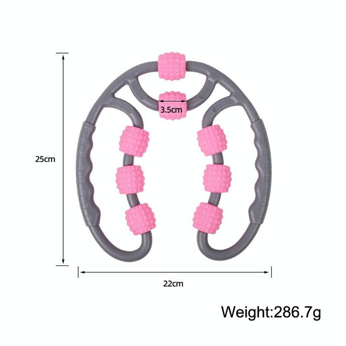 8-Round Yoga Leg Massager Ring-Shaped Roller For Training