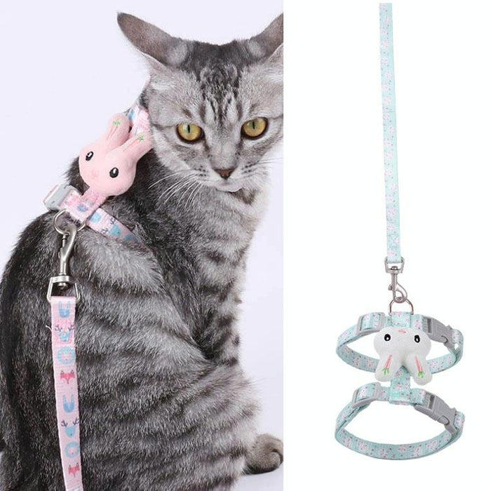 Adjustable Anti Breakaway Cat Leash Small 3Kg Max