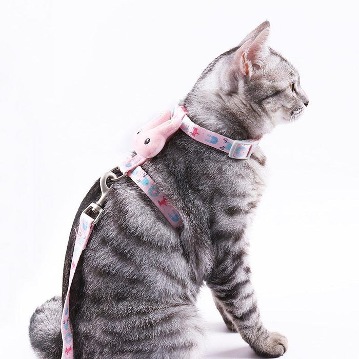 Adjustable Anti Breakaway Cat Leash Small 3Kg Max