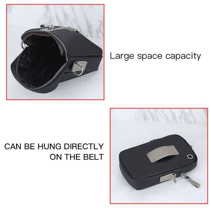 Large Capacity Men Shoulder Bag Grey