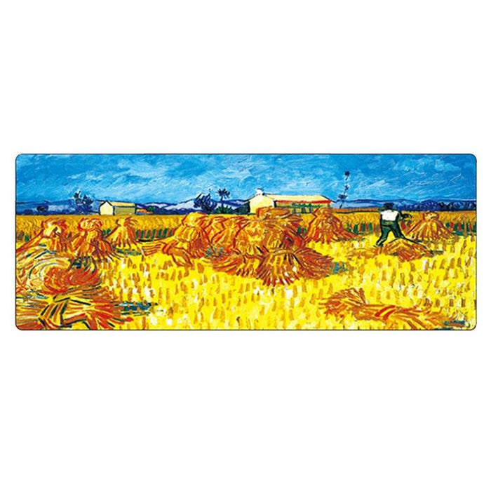 Large Oil Painting Desk Rubber Mouse Pad