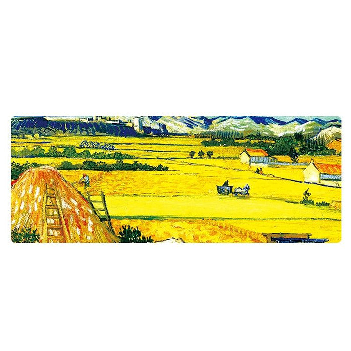 Large Oil Painting Desk Rubber Mouse Pad
