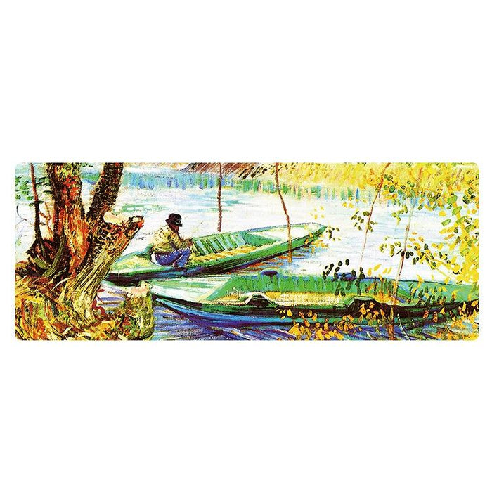 Large Oil Painting Desk Rubber Mouse Pad