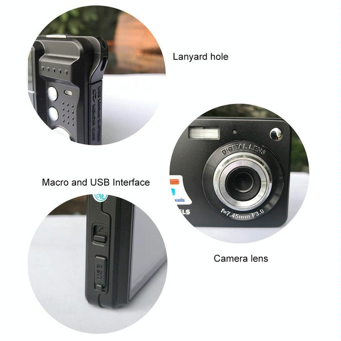 48Mp Retro Selfie Video Camera Hd Ccd