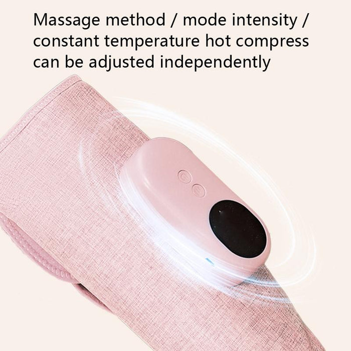 Wireless Leg Massage Pink Hot Compress + Air Pressure