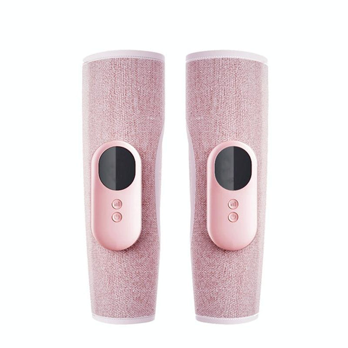 Wireless Leg Massager Pink Double Hot Compress + Air Pressure + Vibration