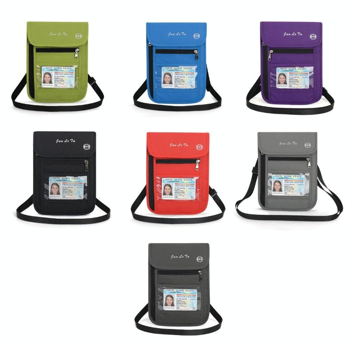 Rfid Passport Storage Bag Anti Theft Messenger