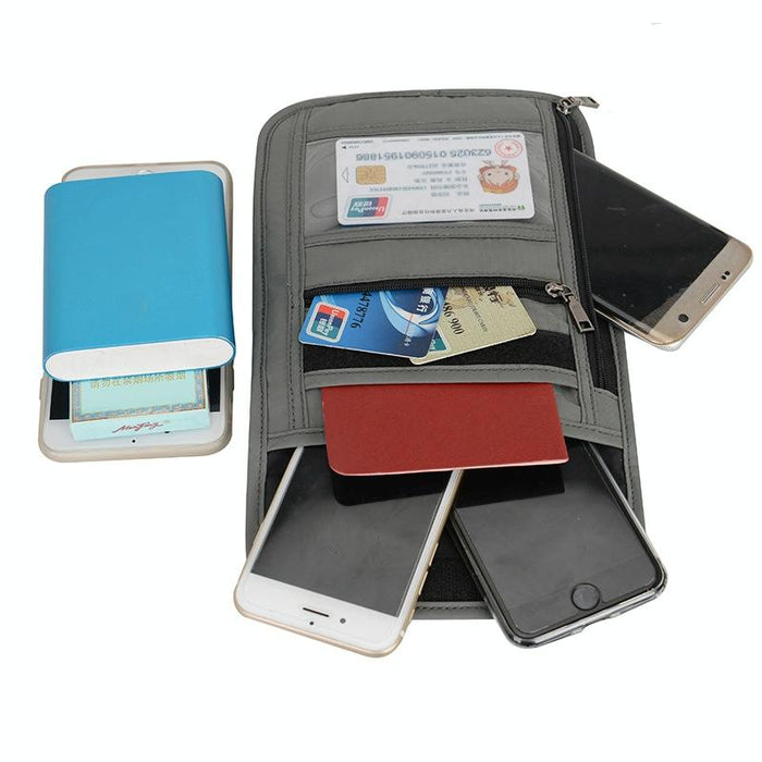 Rfid Passport Storage Bag Anti Theft Messenger