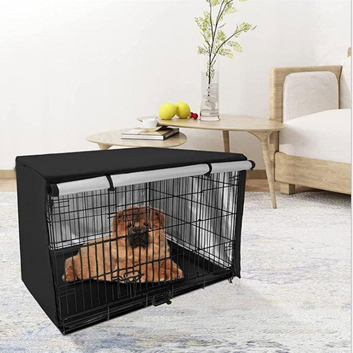 Oxford Cloth Pet Cage Outdoor Furniture Dustproof Rainproof Sunscreen Cover - Size 63.5X48X50Cm