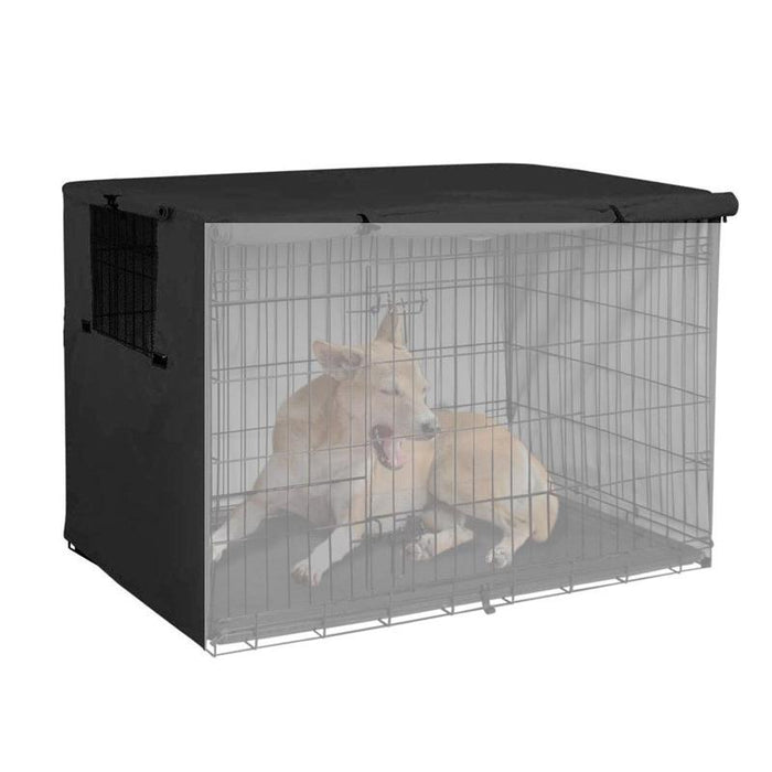 Oxford Cloth Pet Cage Outdoor Furniture Dustproof Rainproof Sunscreen Cover - Size 63.5X48X50Cm