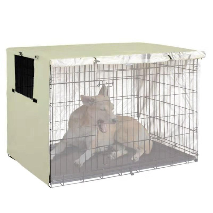 Oxford Cloth Pet Cage Outdoor Furniture Dustproof Rainproof Sunscreen Cover - Size 63.5X48X50Cm