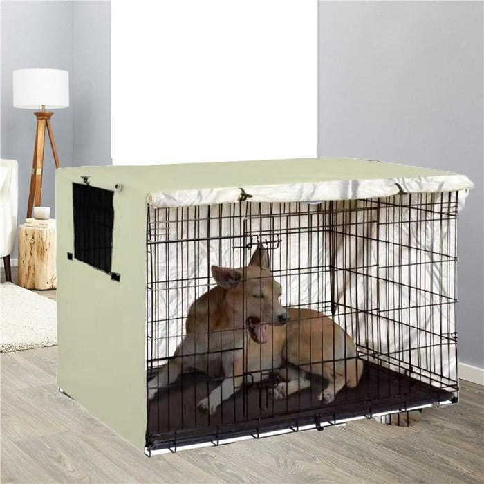 Oxford Cloth Pet Cage Outdoor Furniture Dustproof Rainproof Sunscreen Cover - Size 63.5X48X50Cm
