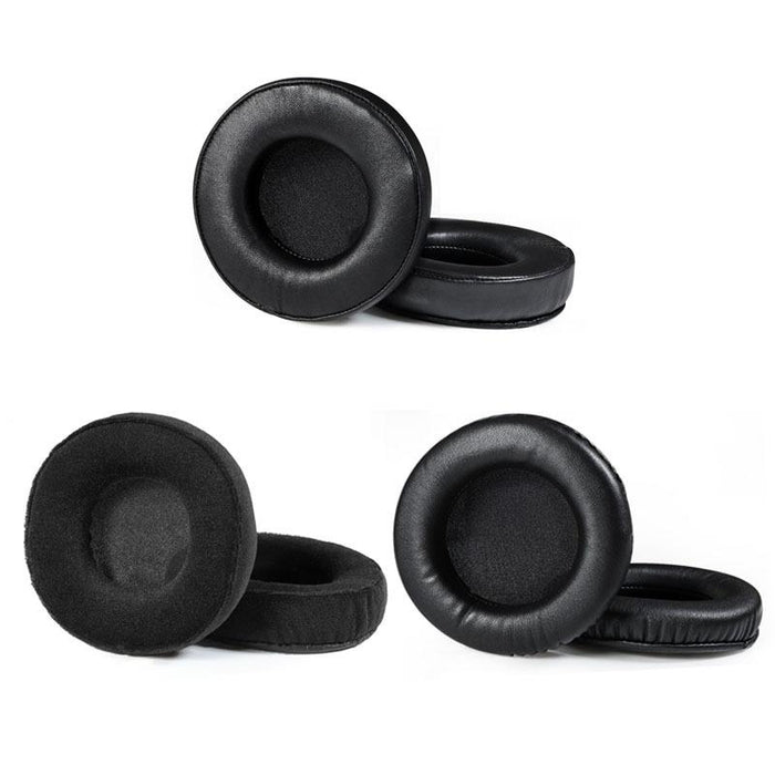 2 Pcs Earmuffs For Audio-Technica Ad1000X Ad2000X Ad900X Ad700X - Black Protein Skin