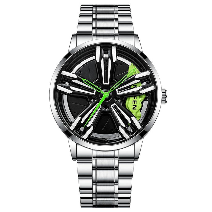 L001 Motorcycle Element Rotating Hub Metal Men Watch
