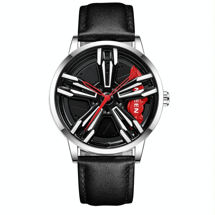 L001 Motorcycle Element Rotating Hub Metal Men Watch