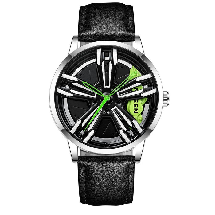 L001 Motorcycle Element Rotating Hub Metal Men Watch
