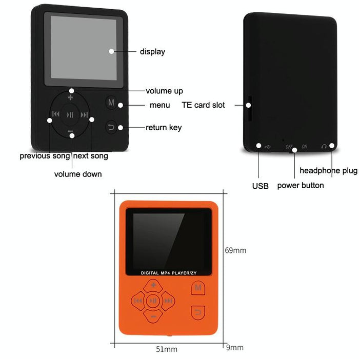 Lossless Mp4 Player With Synchronized Lyrics Cross Button Style