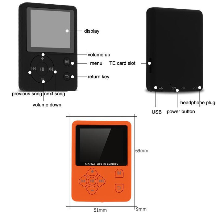Lossless Mp4 Player With Synchronized Lyrics Round Button