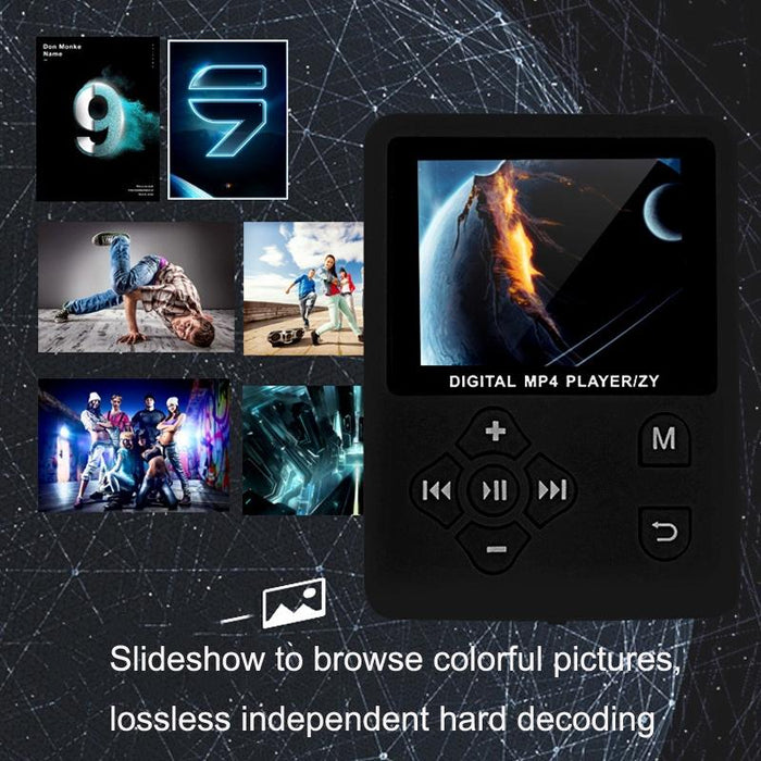 Lossless Mp4 Player With Synchronized Lyrics Round Button