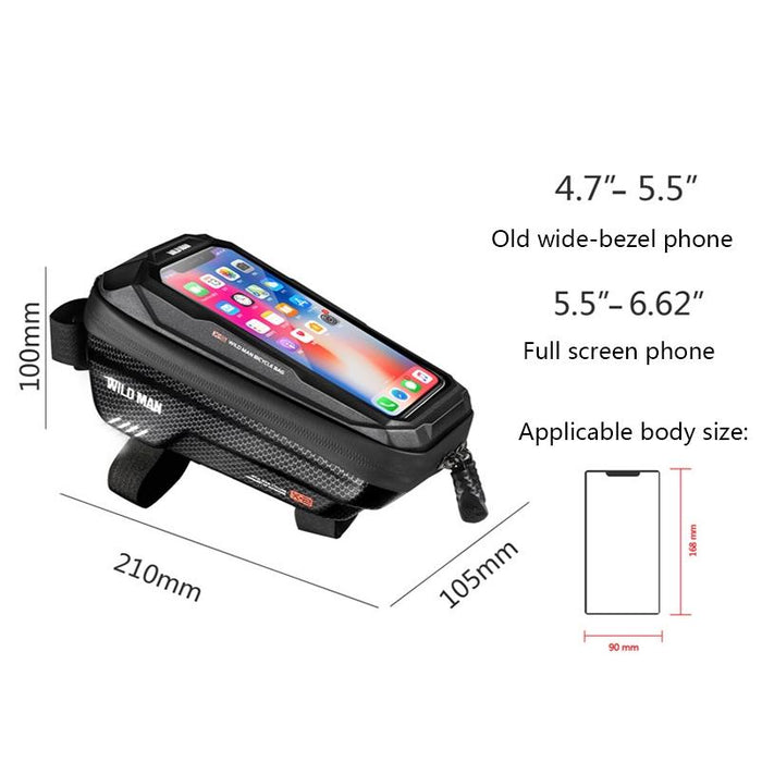 1L Hard Shell Eva Bike Front Bag