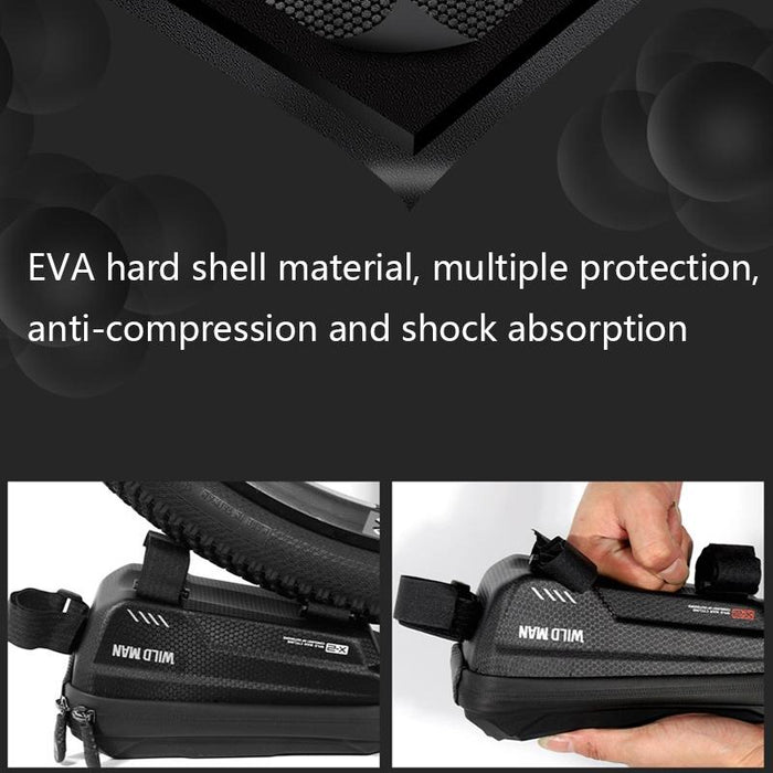 1L Hard Shell Eva Bike Front Bag
