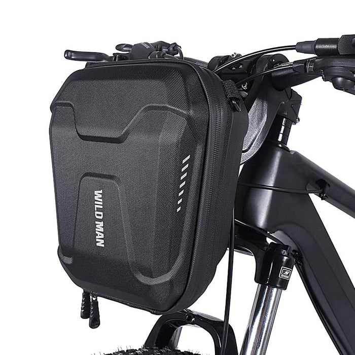 3L Hard Shell Bicycle Head Bag Black
