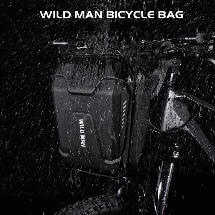 3L Hard Shell Bicycle Head Bag Black