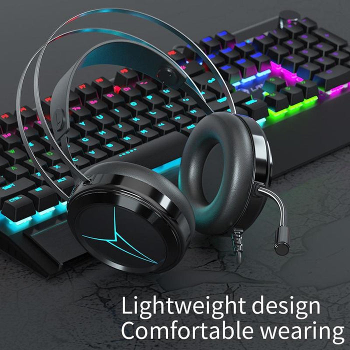 1.5M Wired Gaming Headset With Mic Black