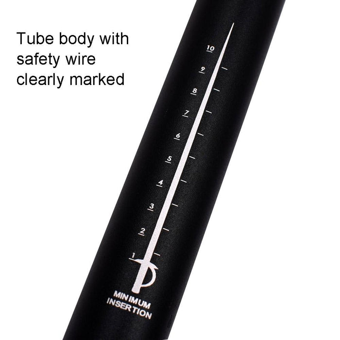 Aluminum Mountain Bike Seat Post 31.8X530Mm Black