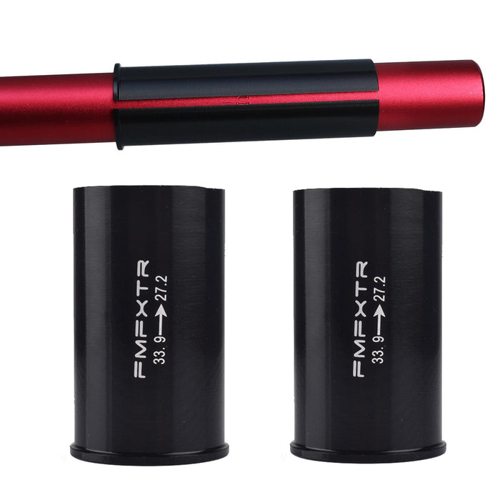 2-Pack Bike Seat Tube Reducer 33.9Mm To 27.2Mm