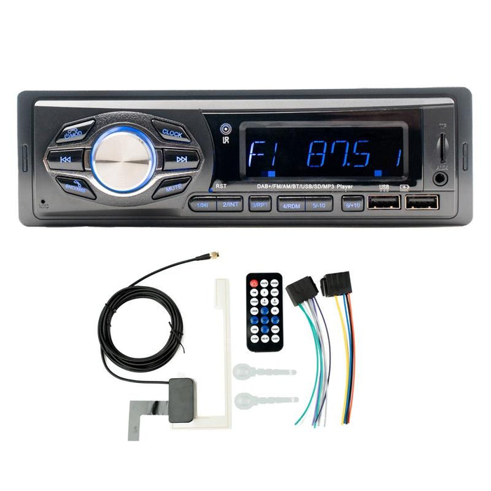 Single Ingot Car Dab + Bluetooth Player - Mp3 Digital Broadcast