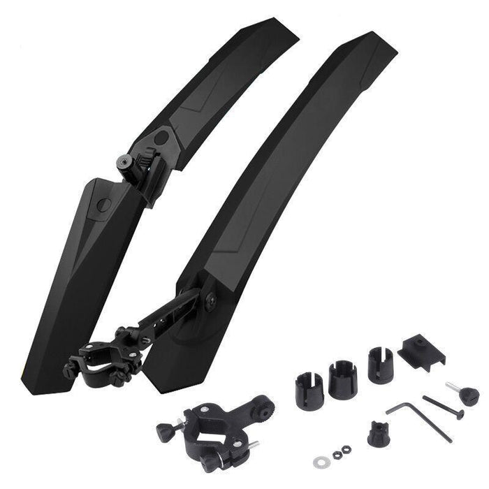 Quick Release Bike Mudguards Ordinary Style Black