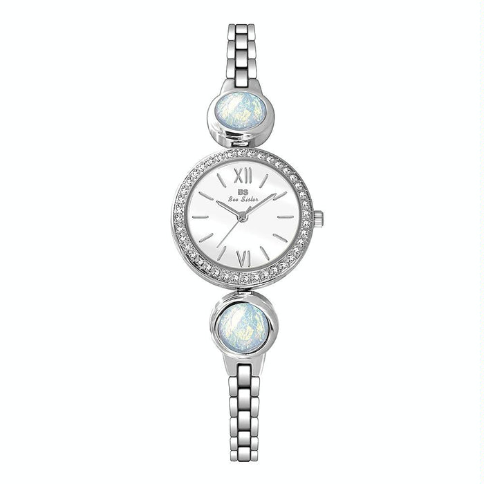 Fa1649 Retro Malachite Small Green Temperament Women Watch