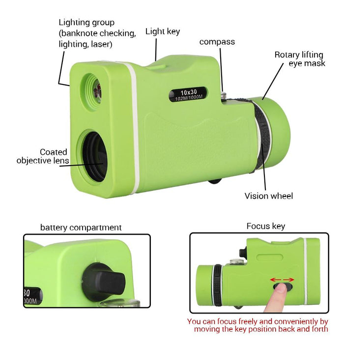 Cs-1030 10X Colourful High List Binoculars With Infrared Light