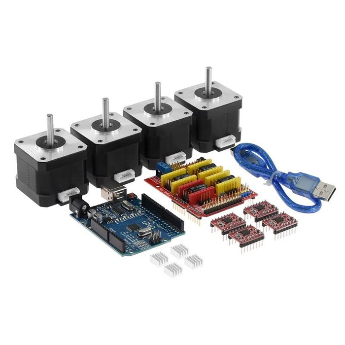 3D Printer Kit V3 Cnc + Uno R3 + A4988 Driver + Step Motor