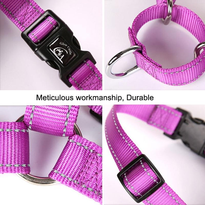 Reflective Nylon Pet Chest Strap Size S