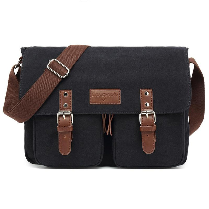 Men Canvas Crossbody Messenger Bag