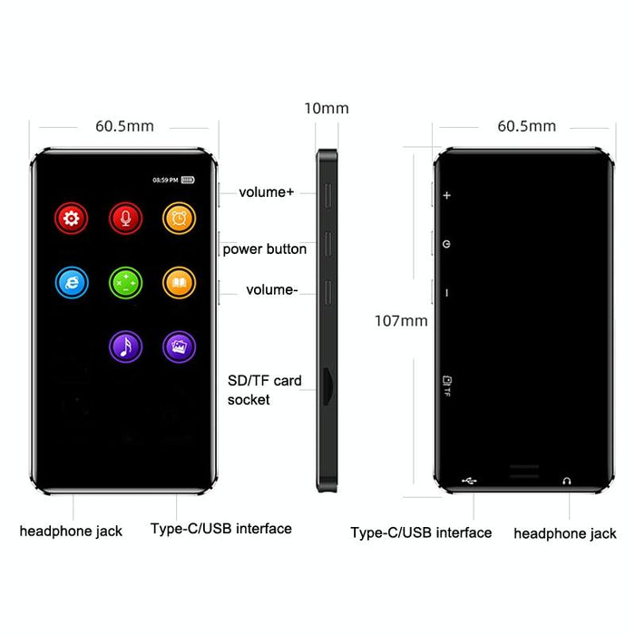 Touch Screen Mini Tablet With Wifi Bluetooth Mp3 / Mp4 / Mp5 Tf 0Gb