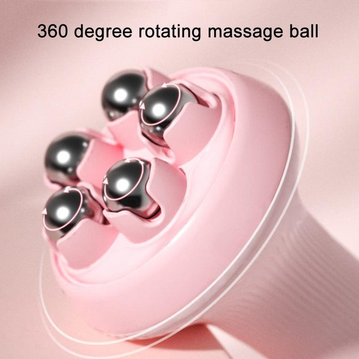 Ab Roller Massager For Inner Leg & Abdominal Muscle Relaxation Pink